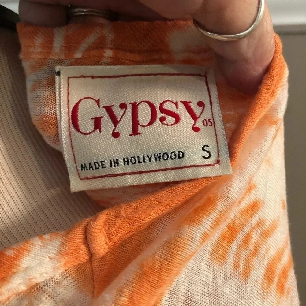 NWT Gypsy 05 Tie Dye lines tunic - Picture 5 of 13